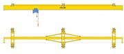 Кран подвесной мостовой двухпролетный г/п 5, 0 тн.,  ш/п 7, 5+7, 5 м.